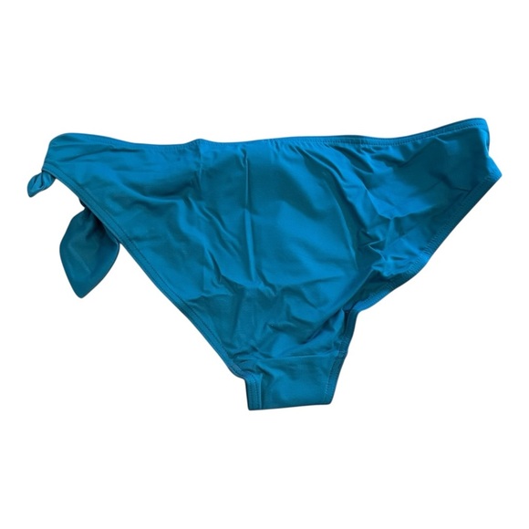 MAISON LEJABY Norma Jeane knotted low-rise bikini briefs in Teal NWT - Picture 6 of 7